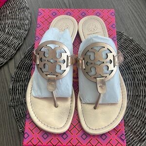 Tory Burch miller rose gold